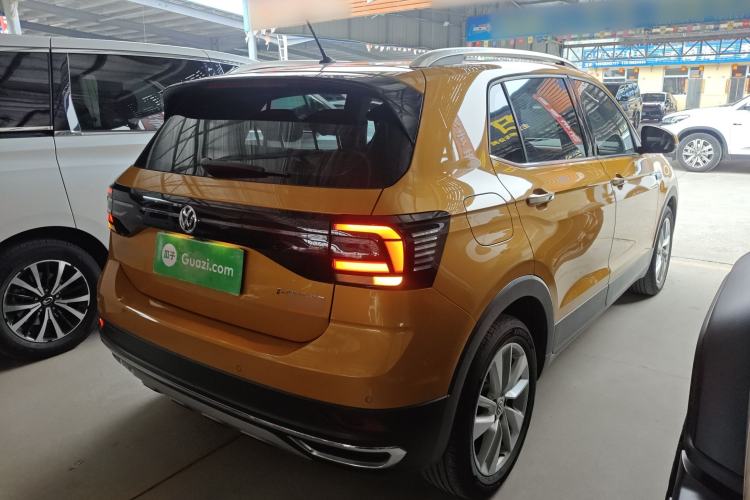 Used Volkswagen T-Cross 2020 280TSI DSG Comfort Edition Rear Right 45 Deg