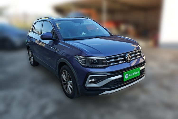 Used Volkswagen T-Cross 2021 1.5L Automatic Comfort Edition Front Right 45 Deg