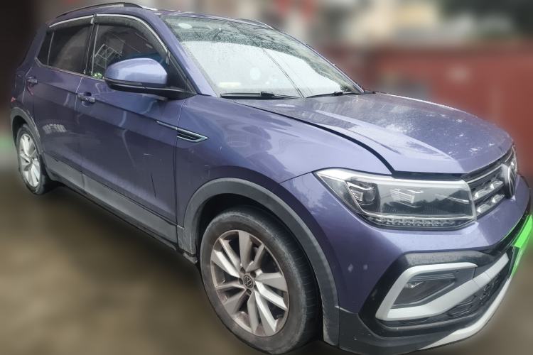Used Volkswagen T-Cross 2021 280TSI DSG Comfort Edition Front Right 45 Deg