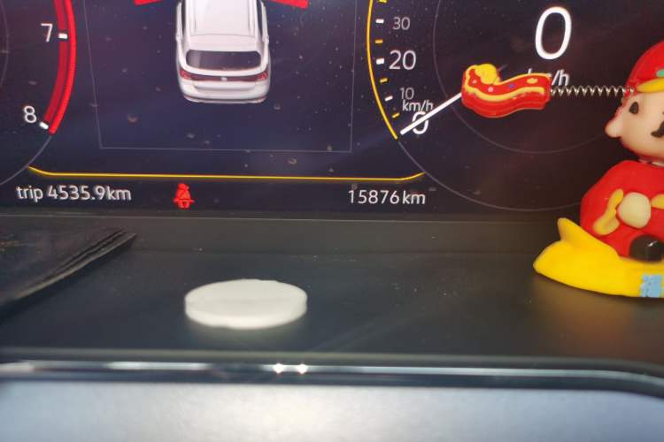 Used Volkswagen T-Cross 2021 280TSI DSG Luxury Edition Odometer Close Up