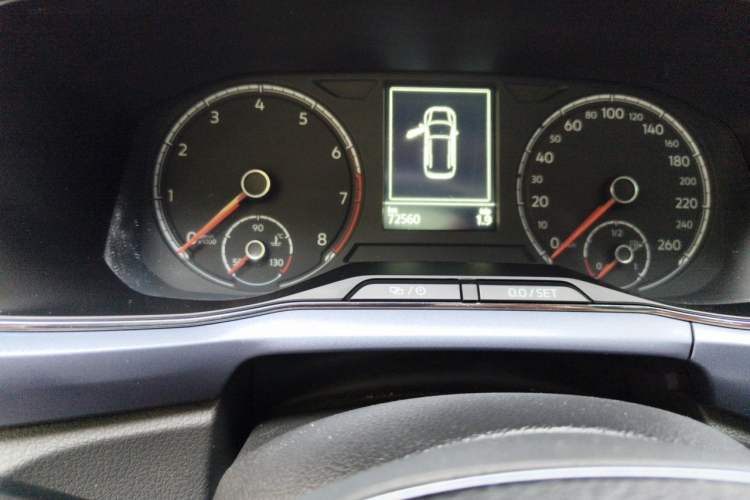 Used Volkswagen T-Cross 2021 280TSI DSG Comfort Edition Odometer Close Up