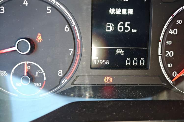 Used Volkswagen T-Cross 2021 1.5L Automatic Comfort Edition Odometer Close Up