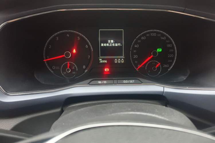Used Volkswagen T-Cross 2021 280TSI DSG Comfort Edition Odometer Close Up