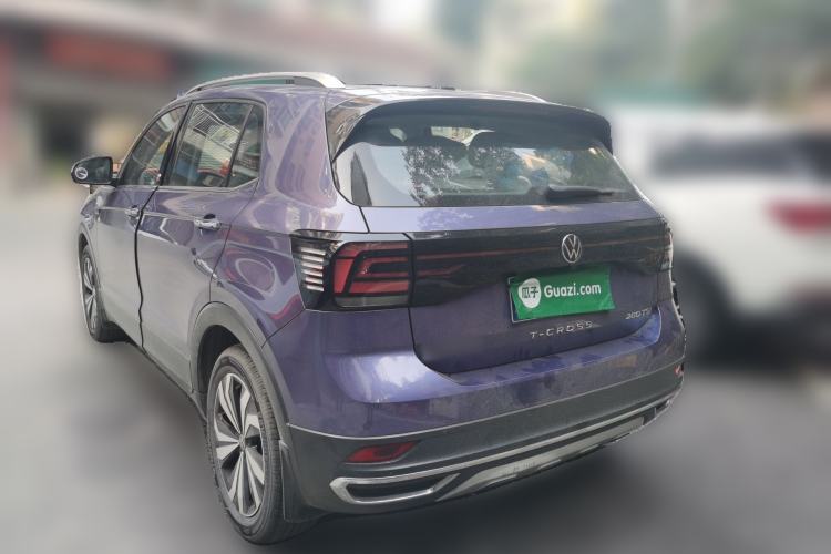 Used Volkswagen T-Cross 2021 280TSI DSG Luxury Edition Rear Left 45 Deg