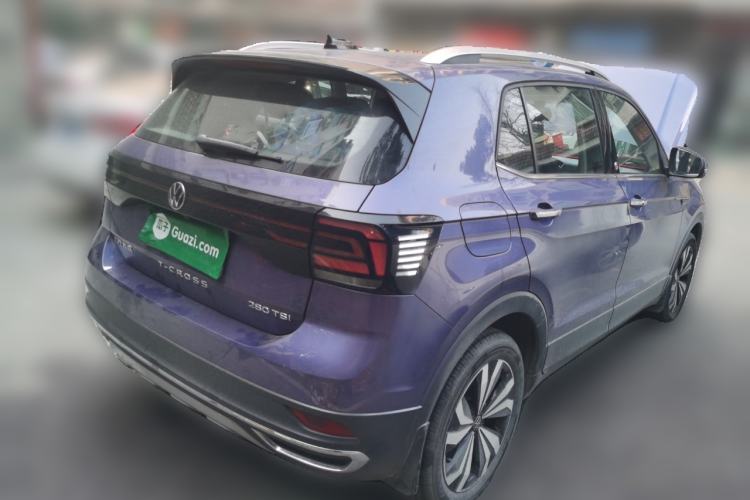 Used Volkswagen T-Cross 2021 280TSI DSG Luxury Edition Rear Right 45 Deg