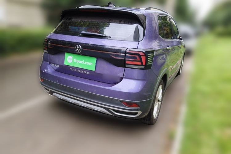Used Volkswagen T-Cross 2021 280TSI DSG Comfort Edition Rear Right 45 Deg