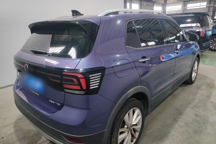 Used Volkswagen T-Cross 2021 280TSI DSG Comfort Edition Rear Right 45 Deg
