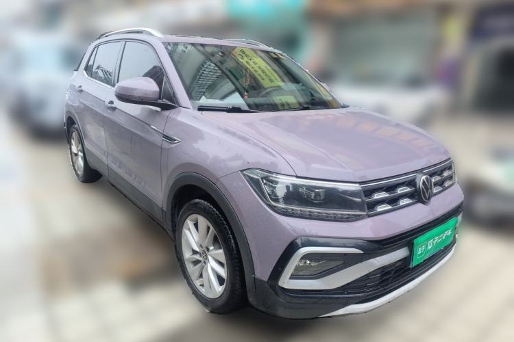 Used Volkswagen T-Cross 2021 1.5L Automatic Comfort Edition Front Right 45 Deg