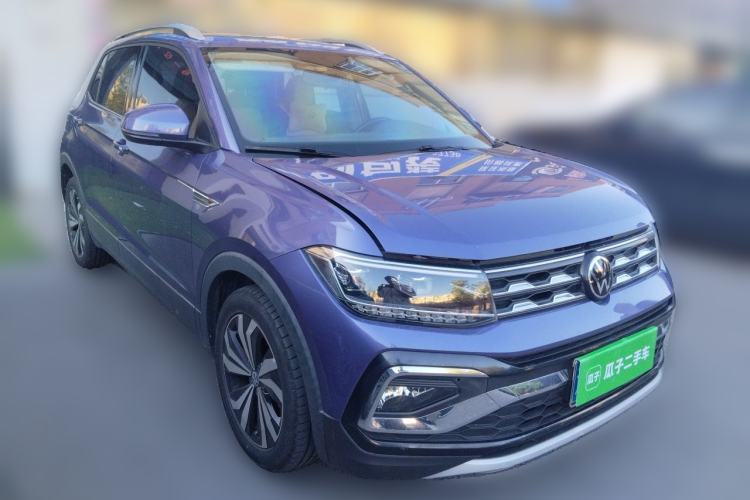 Used Volkswagen T-Cross 2021 280TSI DSG Luxury Edition Front Right 45 Deg