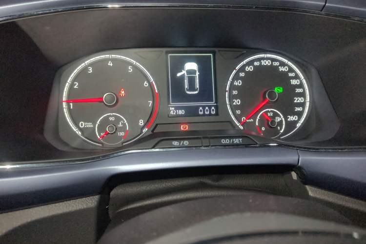 Used Volkswagen T-Cross 2021 280TSI DSG Comfort Edition Odometer Close Up