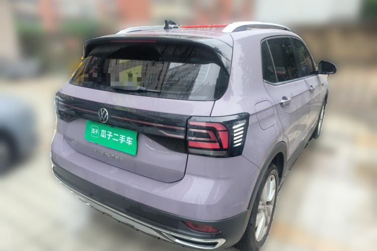 Used Volkswagen T-Cross 2021 1.5L Automatic Comfort Edition Rear Right 45 Deg