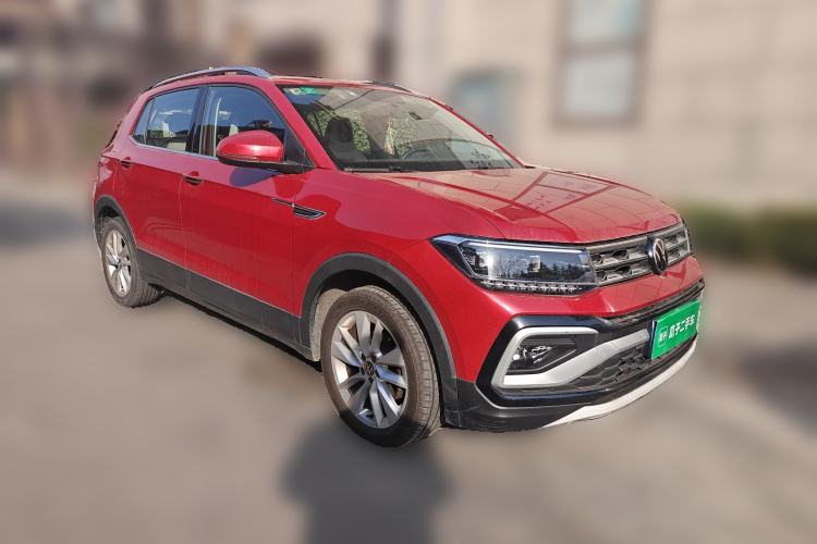 Used Volkswagen T-Cross 2021 1.5L Automatic Comfort Edition Front Right 45 Deg