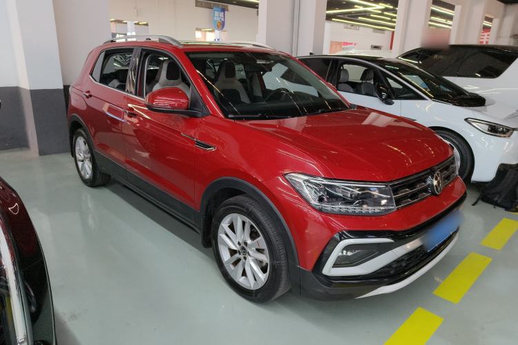 Used Volkswagen T-Cross 2021 280TSI DSG Comfort Edition Front Right 45 Deg