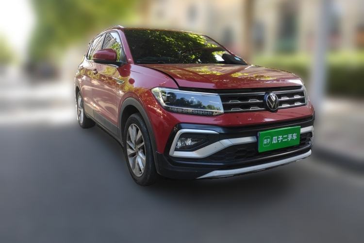 Used Volkswagen T-Cross 2021 1.5L Automatic Comfort Edition Front Right 45 Deg
