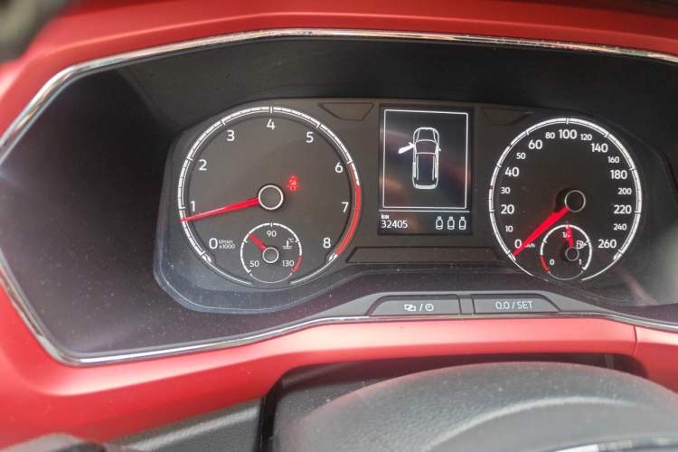 Used Volkswagen T-Cross 2021 1.5L Automatic Comfort Edition Odometer Close Up