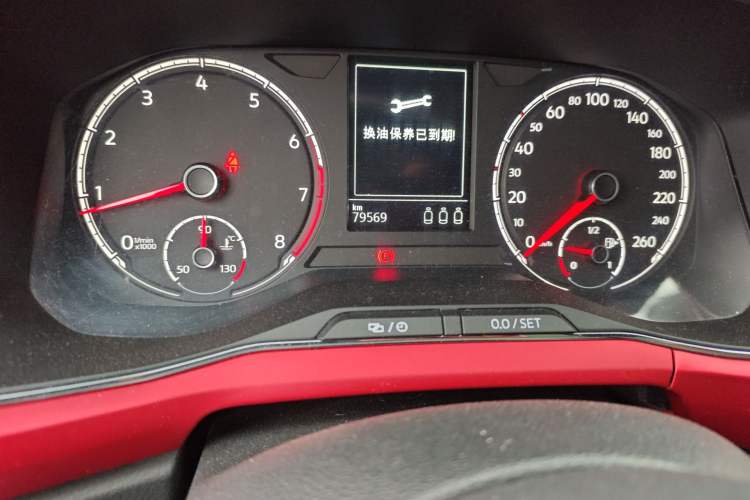 Used Volkswagen T-Cross 2021 280TSI DSG Comfort Edition Odometer Close Up