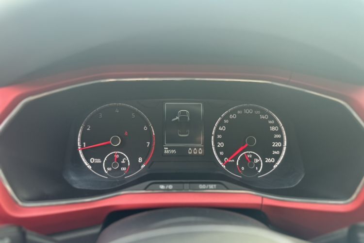 Used Volkswagen T-Cross 2021 1.5L Automatic Comfort Edition Odometer Close Up