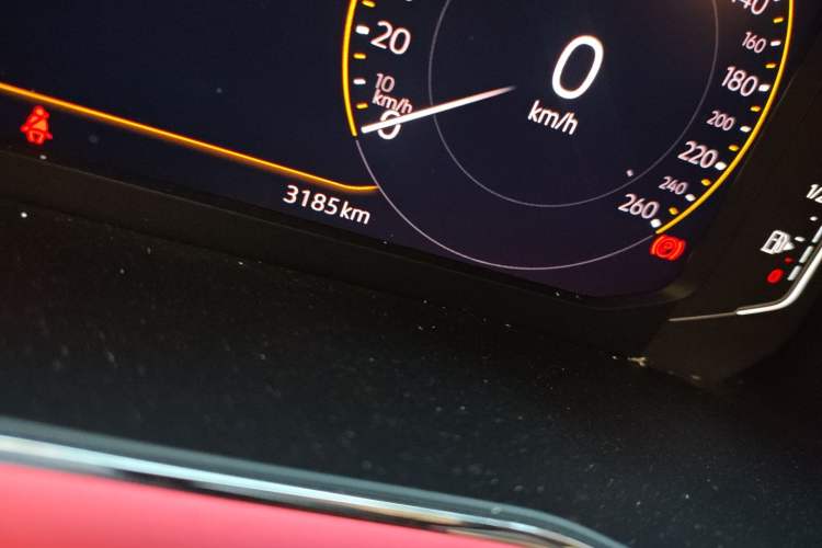 Used Volkswagen T-Cross 2021 280TSI DSG Luxury Edition Odometer Close Up