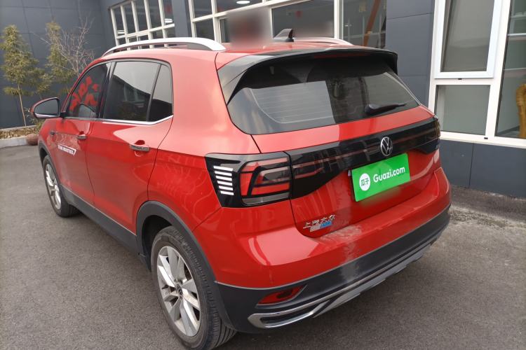 Used Volkswagen T-Cross 2021 1.5L Automatic Comfort Edition Rear Left 45 Deg
