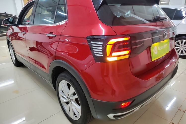 Used Volkswagen T-Cross 2021 1.5L Automatic Comfort Edition Rear Left 45 Deg
