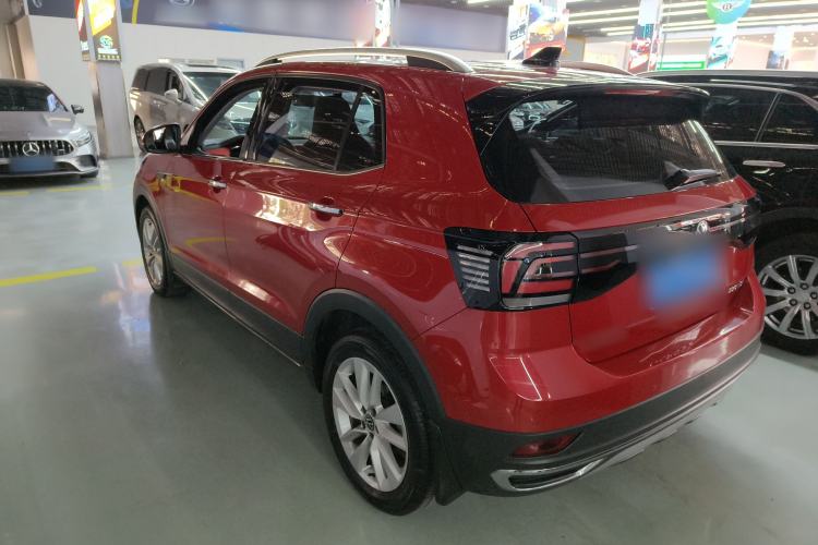 Used Volkswagen T-Cross 2021 280TSI DSG Comfort Edition Rear Left 45 Deg