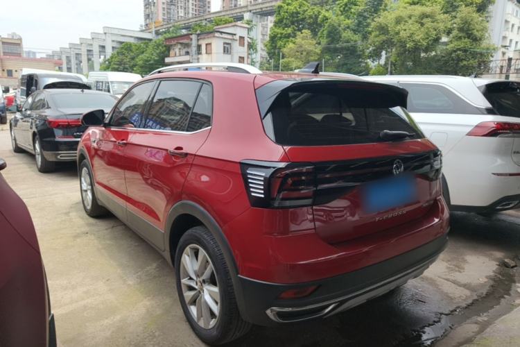 Used Volkswagen T-Cross 2021 280TSI DSG Comfort Edition Rear Left 45 Deg