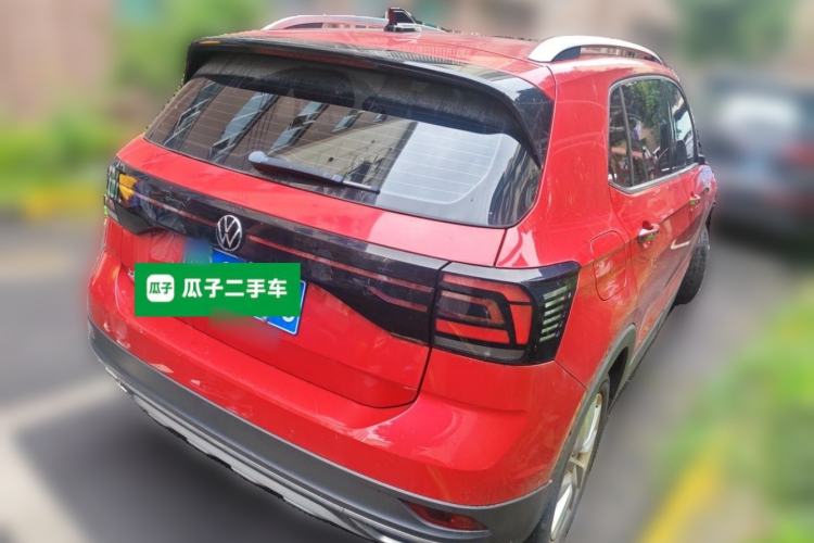 Used Volkswagen T-Cross 2021 1.5L Automatic Comfort Edition Rear Right 45 Deg