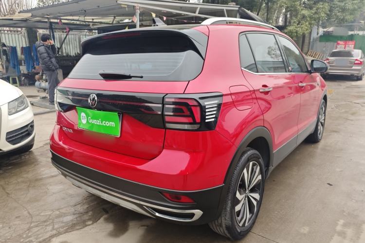 Used Volkswagen T-Cross 2021 280TSI DSG Luxury Edition Rear Right 45 Deg