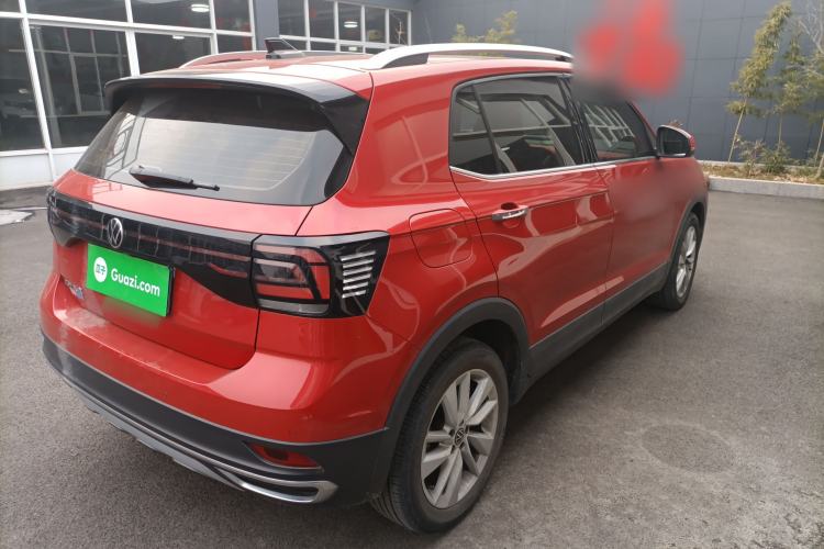 Used Volkswagen T-Cross 2021 1.5L Automatic Comfort Edition Rear Right 45 Deg