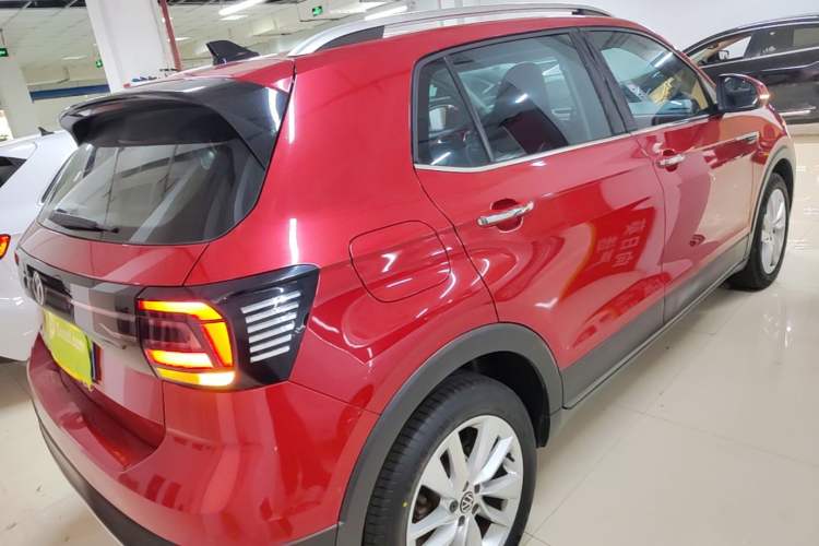 Used Volkswagen T-Cross 2021 1.5L Automatic Comfort Edition Rear Right 45 Deg