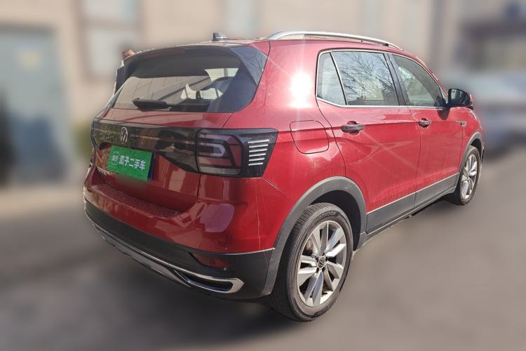 Used Volkswagen T-Cross 2021 1.5L Automatic Comfort Edition Rear Right 45 Deg