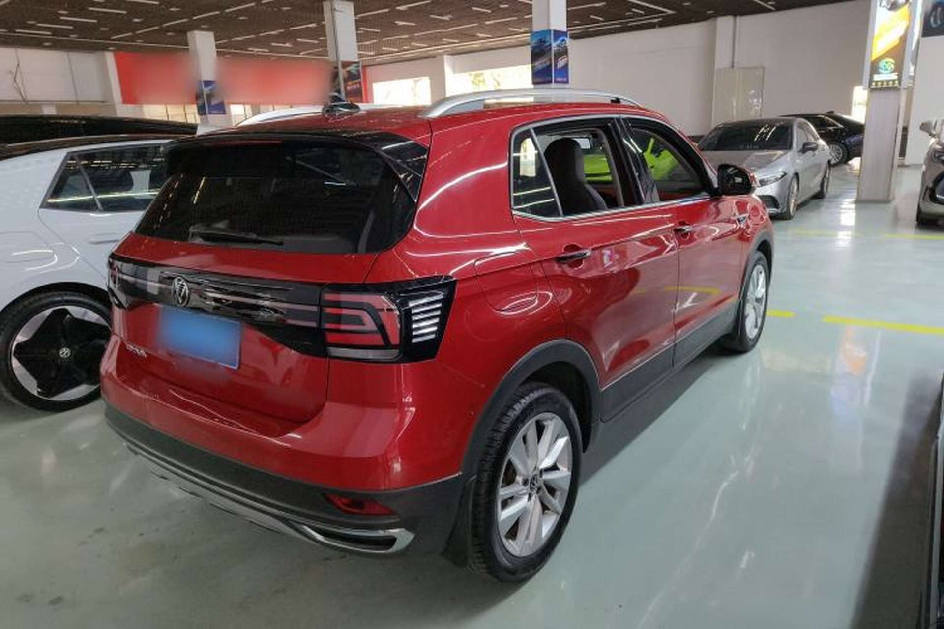 Used Volkswagen T-Cross 2021 280TSI DSG Comfort Edition Rear Right 45 Deg
