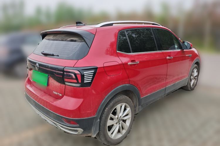 Used Volkswagen T-Cross 2021 280TSI DSG Comfort Edition Rear Right 45 Deg