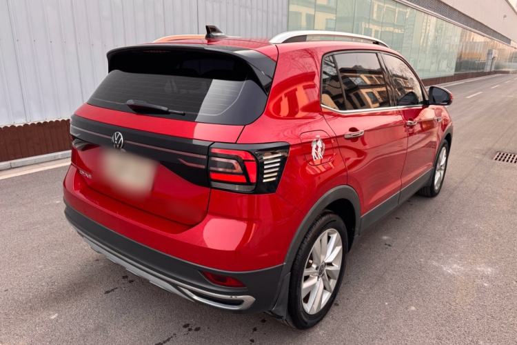 Used Volkswagen T-Cross 2021 280TSI DSG Comfort Edition Rear Right 45 Deg