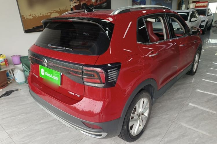Used Volkswagen T-Cross 2021 280TSI DSG Comfort Edition Rear Right 45 Deg