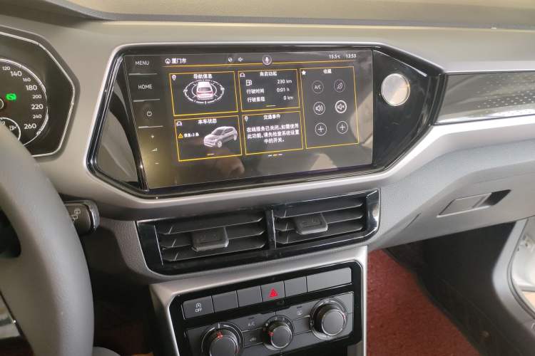 Used Volkswagen T-Cross 2021 280TSI DSG Comfort Edition Audio And AC Panel