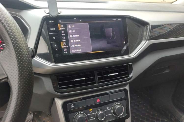 Used Volkswagen T-Cross 2021 1.5L Automatic Comfort Edition Audio And AC Panel