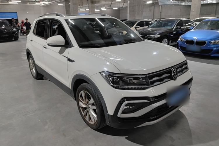 Used Volkswagen T-Cross 2021 1.5L Automatic Comfort Edition Front Right 45 Deg