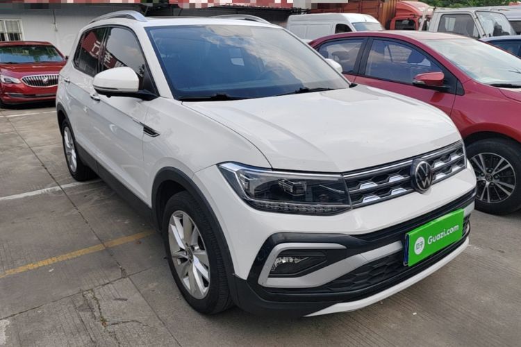 Used Volkswagen T-Cross 2021 280TSI DSG Comfort Edition Front Right 45 Deg
