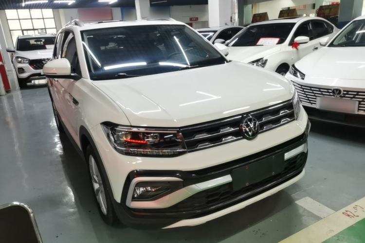 Used Volkswagen T-Cross 2021 280TSI DSG Comfort Edition Front Right 45 Deg