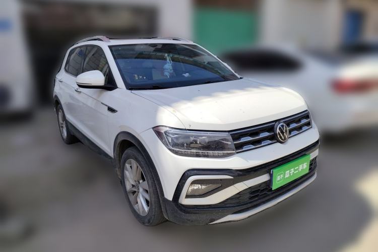 Used Volkswagen T-Cross 2021 280TSI DSG Comfort Edition Front Right 45 Deg