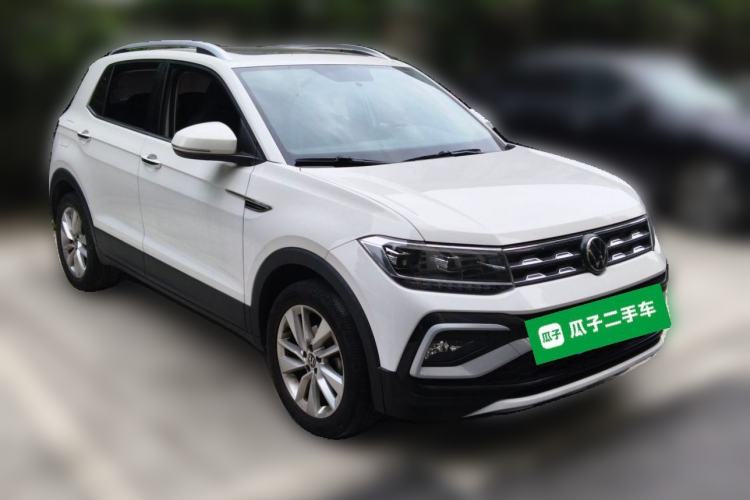 Used Volkswagen T-Cross 2021 1.5L Automatic Comfort Edition Front Right 45 Deg
