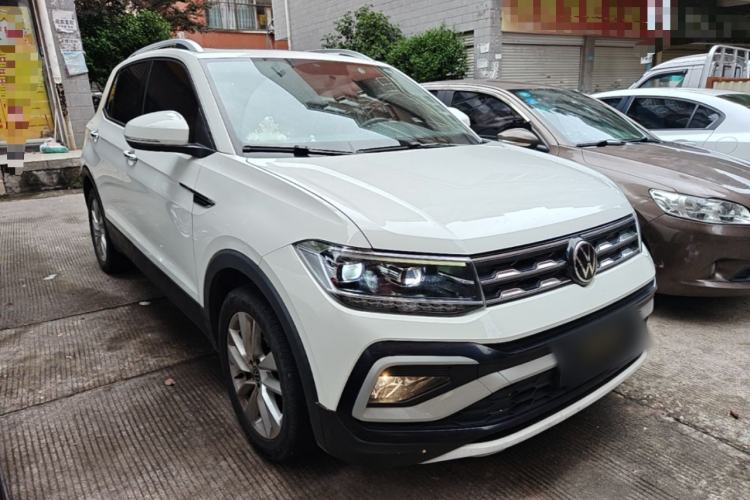 Used Volkswagen T-Cross 2021 280TSI DSG Comfort Edition Front Right 45 Deg