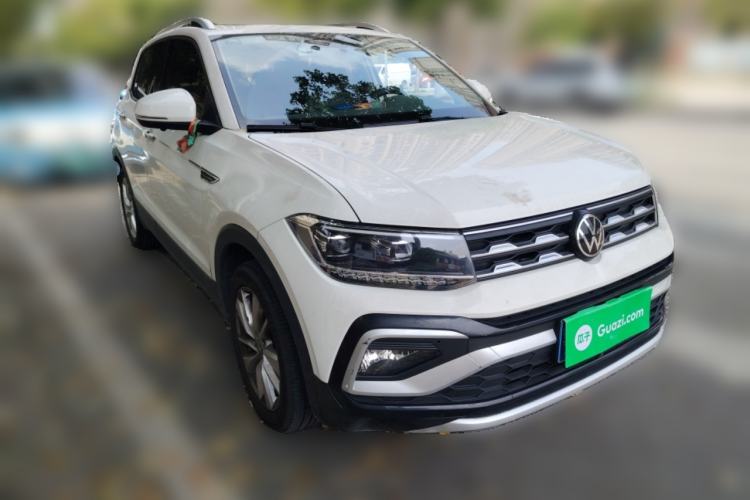 Used Volkswagen T-Cross 2021 1.5L Automatic Comfort Edition Front Right 45 Deg
