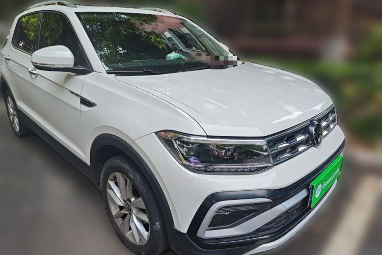 Used Volkswagen T-Cross 2021 1.5L Automatic Comfort Edition Front Right 45 Deg