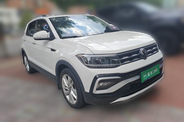 Used Volkswagen T-Cross 2021 280TSI DSG Comfort Edition Front Right 45 Deg