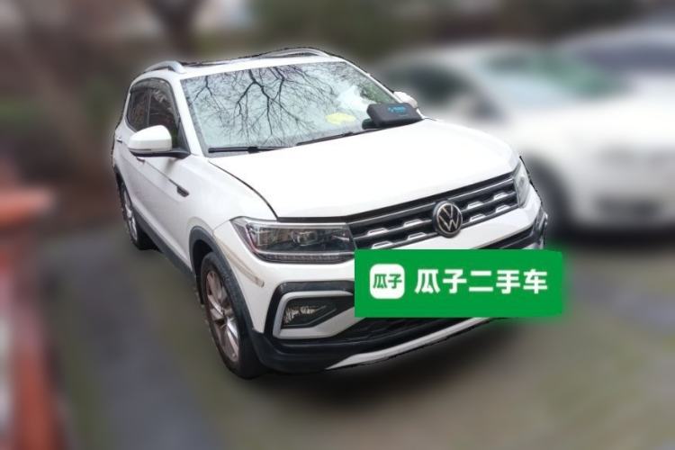 Used Volkswagen T-Cross 2021 1.5L Automatic Comfort Edition Front Right 45 Deg