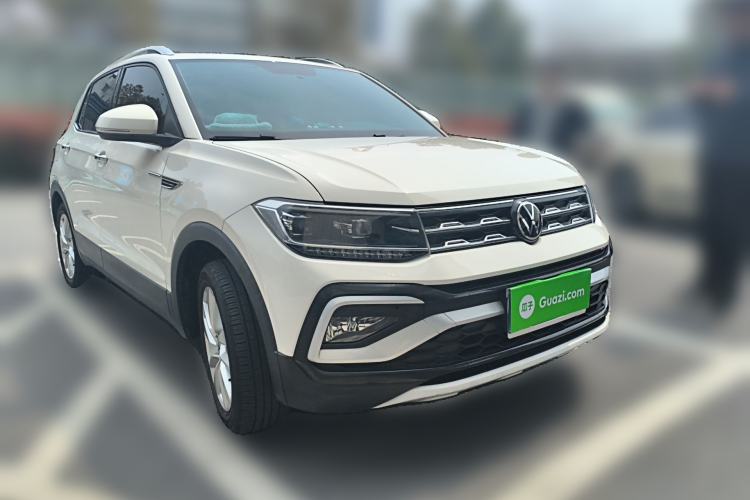 Used Volkswagen T-Cross 2021 280TSI DSG Comfort Edition Front Right 45 Deg