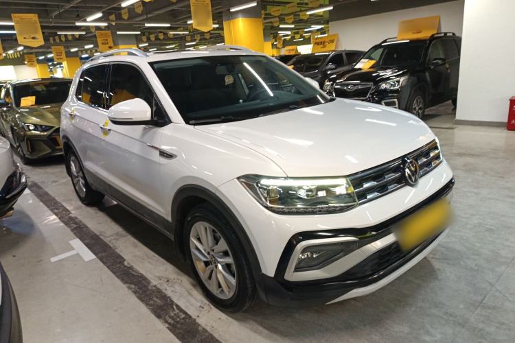 Used Volkswagen T-Cross 2021 280TSI DSG Comfort Edition Front Right 45 Deg