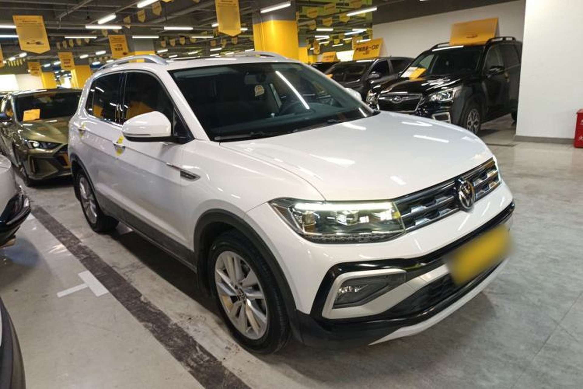 Used Volkswagen T-Cross 2021 280TSI DSG Comfort Edition Front Right 45 Deg